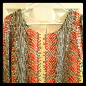 Piperlime snake print dress